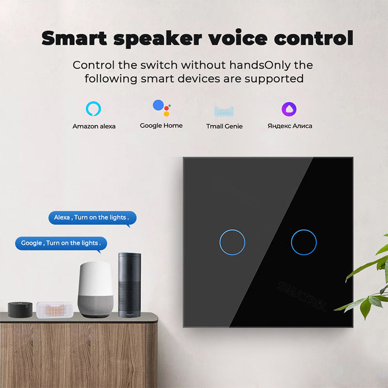 Tuya Zigbee Remote Control Touch Wall Light Switch