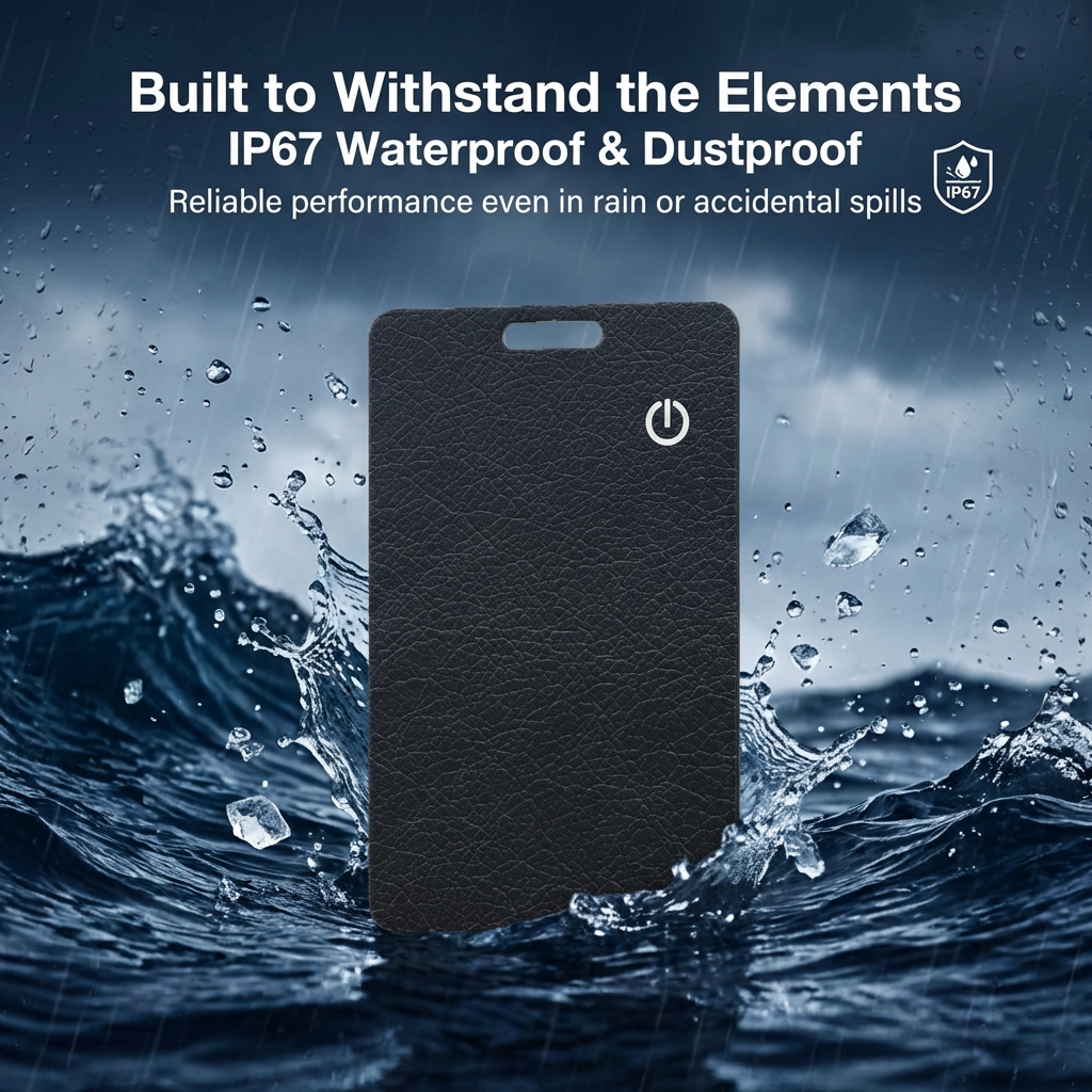 Premium Leather Texture Smart Card for iOS & Android