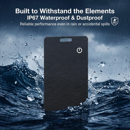 Premium Leather Texture Smart Card for iOS & Android