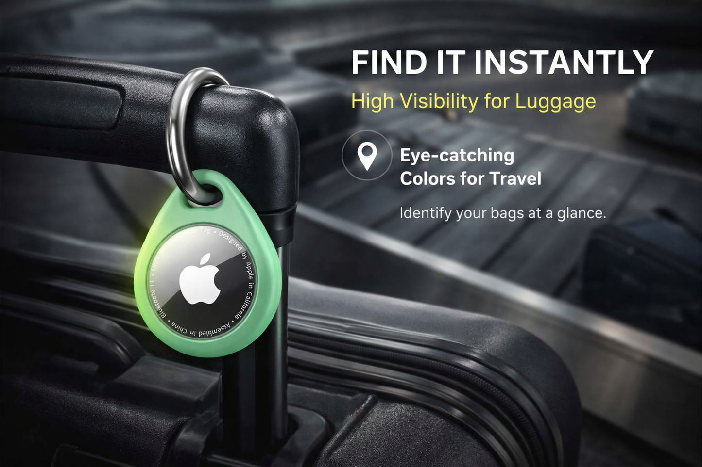 Smart Air Tag Water Drop Shape Case Holder